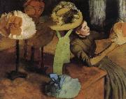 Edgar Degas The Store of  Millinery painting